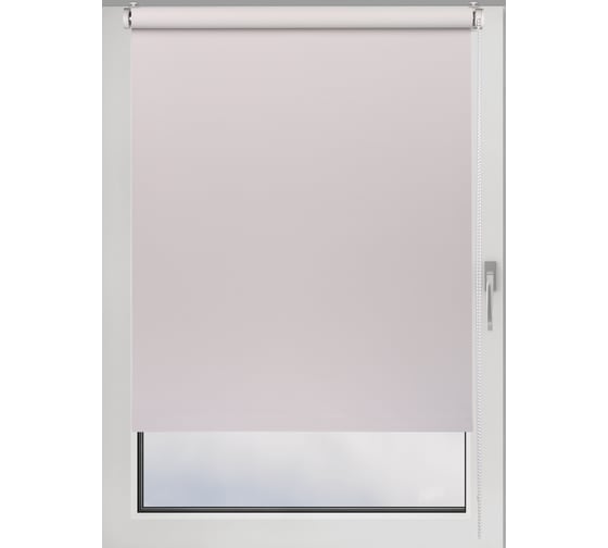 Рулонная штора PRAKTO Blackout Silver 55x160 см, светло-бежевый 7799118