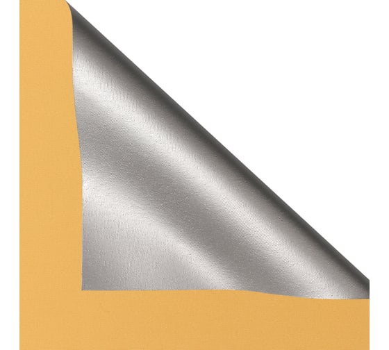Рулонная штора PRAKTO Blackout Silver 55x160 см, медовый 7799149
