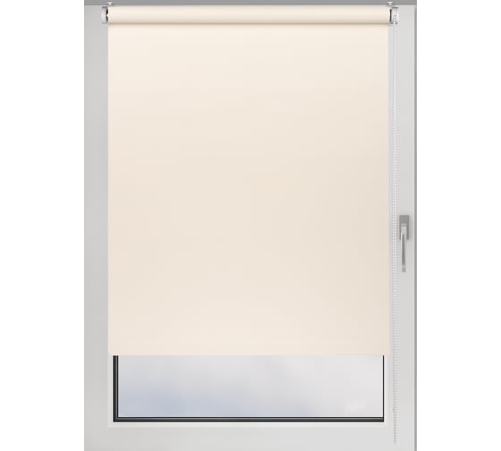 Рулонная штора PRAKTO Blackout Color 55x160 см, натуральный 8314160