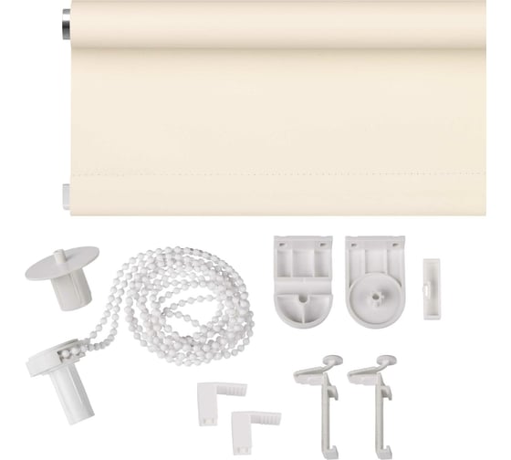 Рулонная штора PRAKTO Blackout Color 55x160 см, натуральный 8314160
