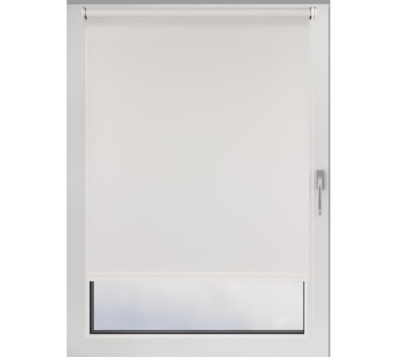 Рулонная штора PRAKTO PLAIN 60x150 см, белый 6531168 1