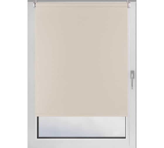 Рулонная штора PRAKTO JUTA 70x150 см, бежевый 8313088 1