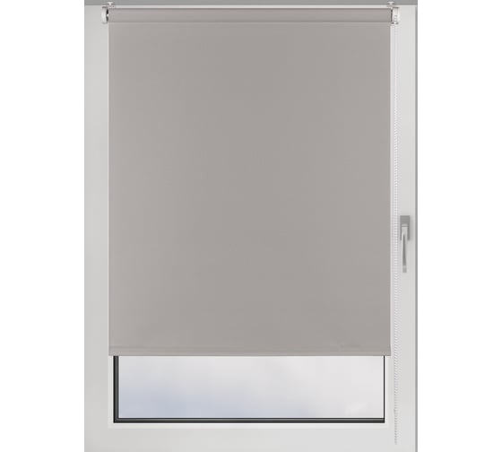 Рулонная штора PRAKTO JUTA 100x190 см, серый 8313200 1