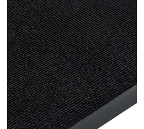 Грязезащитный коврик РемоКолор Ребро ПВХ, полиэстер, чёрный, 40x60 см 70-1-466