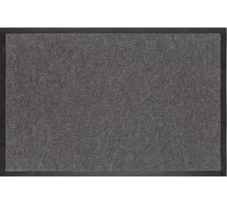 Грязезащитный коврик РемоКолор Ребро ПВХ, полиэстер, серый, 40x60 см 70-1-464