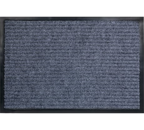 Грязезащитный коврик РемоКолор 3+2 ПВХ, полиэстер, серый, 40x60 см 70-1-461