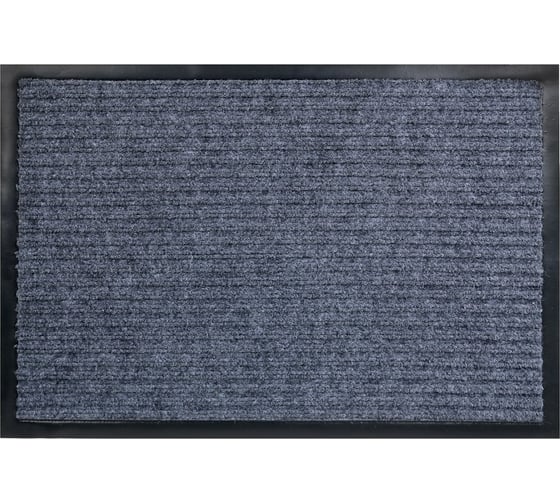 Грязезащитный коврик РемоКолор 3+2 ПВХ, полиэстер, серый, 60x90 см 70-1-691