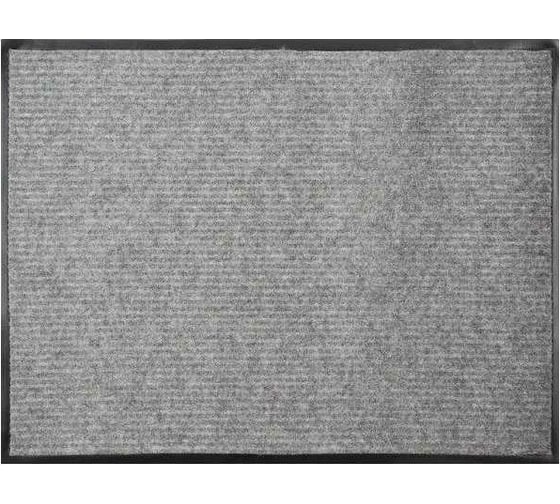 Грязезащитный коврик РемоКолор 3+2 ПВХ, полиэстер, серый, 60x90 см 70-1-691