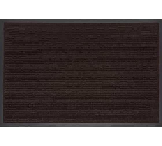 Грязезащитный коврик РемоКолор Ребро ПВХ, полиэстер, коричневый, 40x60 см 70-1-465