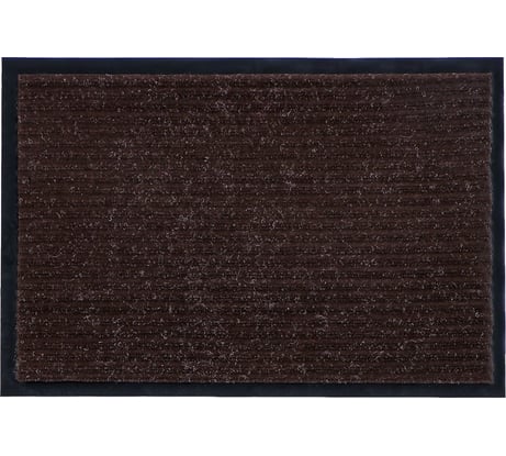 Грязезащитный коврик РемоКолор Ребро ПВХ, полиэстер, коричневый, 60x90 см 70-1-695