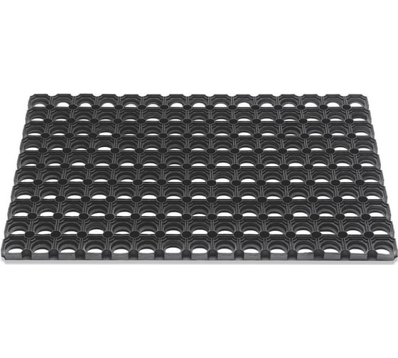 Грязезащитный коврик РемоКолор ячеистый резина, чёрный, 50x100x1,6 см 70009