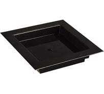 Фуршетная форма PAPSTAR 30 мл, квадратная тарелка, черный 1/50/600 PS-85664