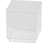 Фуршетная форма PAPSTAR 55 мл, куб, прозрачная 1/30/270 PS-10524