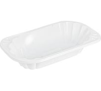 Миска PAPSTAR 300 мл, ДхШхВ 172х98х39 мм, овальная, полипропилен, белая 1/250/2000 PS-12138