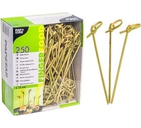 Декоративная пика для канапе PAPSTAR УЗЕЛОК Н100 мм, 250 шт/уп, бамбук 1/6 PS-16770