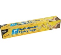 Одноразовый кондитерский мешок PAPSTAR 10 шт/уп, с 3 пластиковыми насадками 1/16 PS-11005