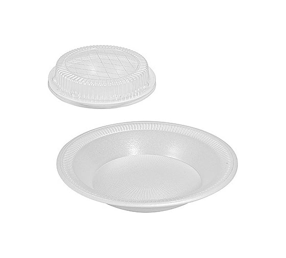 Глубокая миска под крышку PAPSTAR 750 мл, D225 мм, EPS белый 1/100/600 PS-92040