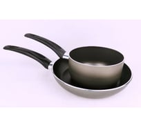 Подарочный набор Калитва сковорода 240 мм 1 ручка без крышки, ковш 1.5 л без крышки ТП7863