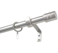 Карниз металлический раздвижной LM DECOR Цилиндр, Ø25/28 мм, 2,0-3,6 м, 1-рядный, сатин 64628252036SN