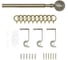 Карниз металлический раздвижной LM DECOR Ажур, Ø16/19 мм, 1,6-3,0 м, 1-рядный, антик 095161916301AB 3