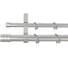 Карниз металлический раздвижной LM DECOR Цилиндр, Ø25/28 мм, 2,0-3,6 м, 2-рядный, сатин 646282520362SN 2