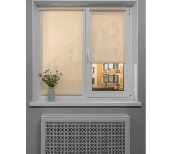Рулонная штора LM DECOR Санскрин 300-02, 120×170 см 30002120