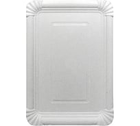 Сервировочный поднос PAPSTAR ДхШ 260х180 мм, прямоугольный, картон, белый 1/250/500 PS-11092