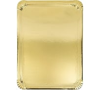 Сервировочный поднос PAPSTAR ДхШ 455х340 мм, прямоугольный, картон, золотистый 1/5/90 PS-81011