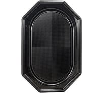 Сервировочный поднос PAPSTAR ДхШ 450х300 мм, овальный, пластик, черный 1/10/100 PS-86001