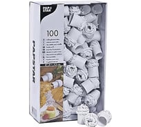 Папильотка для дичи PAPSTAR D25 мм, 100 шт/уп, бумага, белая 1/10 PS-12560
