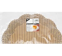 Сервировочная салфетка PAPSTAR ажурная, D360 мм, 4 шт/уп, декорированная 1/25 PS-11012