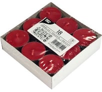 Плавающая чайная свеча PAPSTAR 18шт/уп, красная 1/18 PS-86101