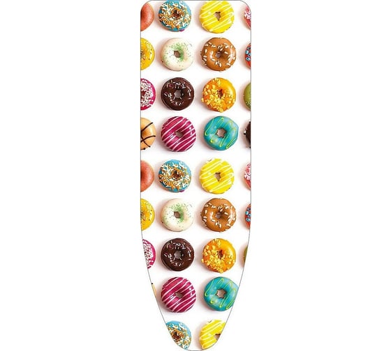 Универсальный чехол для гладильной доски Nika ЧП2/Пончики 1