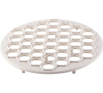 Пельменница DolleX форма для пельменей на 37, 25 см, белая PLM-37W