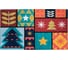 Коврик придверный Multyhome Lima, 45x75 см, принт Colorful Xmas EU5000347 1