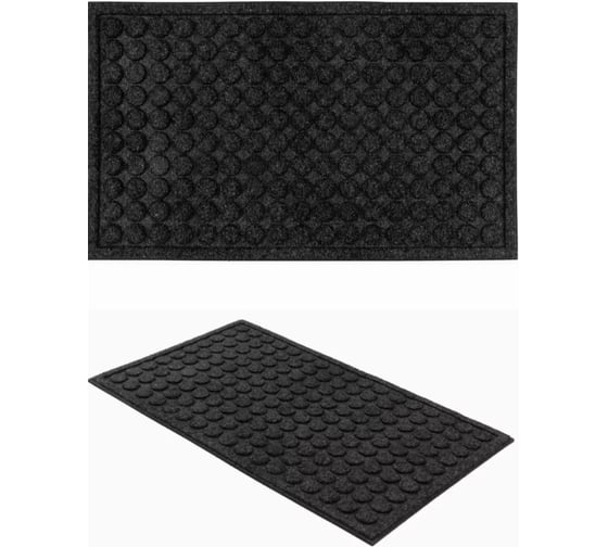 Коврик придверный Multyhome Contours Parquet 45x75см, серый EU5000008