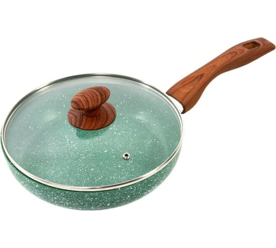 Сотейник SCOVO Green Tree диаметр 240 мм стеклянная крышка GT-020