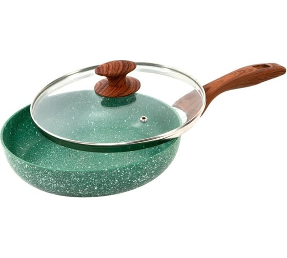 Сотейник SCOVO Green Tree диаметр 260 мм стеклянная крышка GT-021