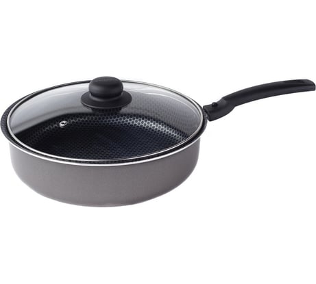 Сотейник SCOVO диаметр 24 см стеклянная крышка СД-018