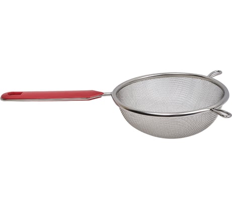 Дуршлаг Mallony Tagliatelle из нержавеющей стали с пластиковой ручкой, диаметр 14 см, размер ячейки 1 мм 985503