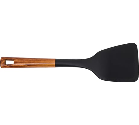 Лопатка из нейлона Mallony FORESTA с пластиковой ручкой, дизайн под дерево, 33.5х9.8 см тм 006458