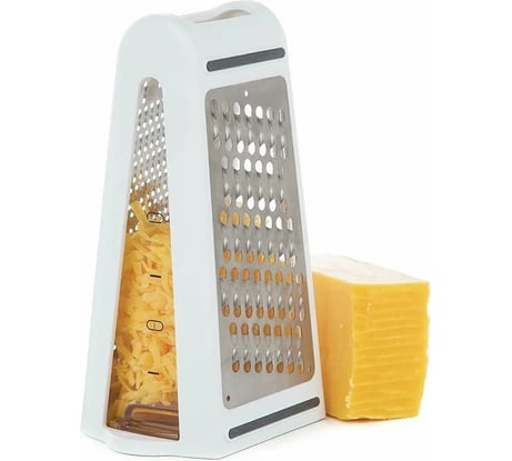 Двугранная терка Mallony IDEA с контейнером, 21.5 см 103340