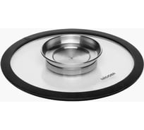 Стеклянная крышка NADOBA NATA с силиконовым ободом, 20 см, 751515
