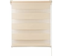 Двойная рулонная штора ПраймДекор Миниролло бежевый, 48x160 см 16048002