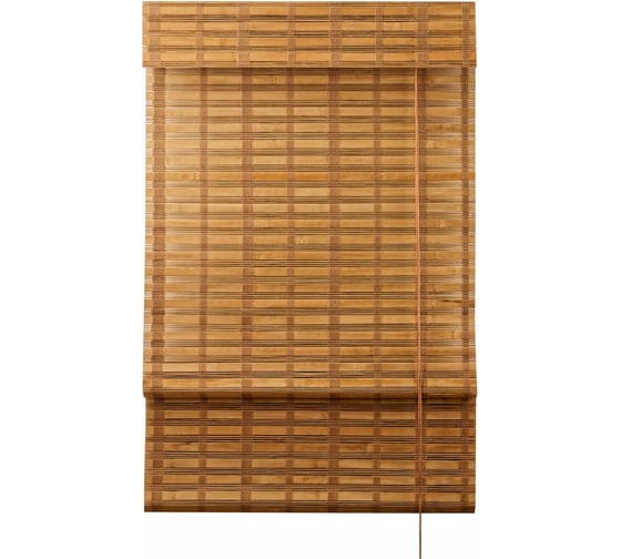 Римская штора ПраймДекор Нимбо бамбук, 120x160 см 15120037 1