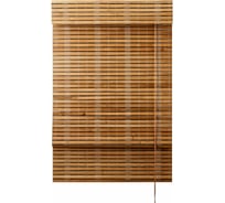 Римская штора ПраймДекор Макао бамбук, 140x160 см 15140038