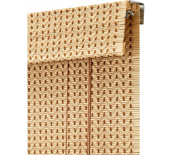 Рулонная штора ПраймДекор Фолк бамбук, 90x160 см 15090036