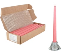 Античная свеча Lumi 22x250 мм, цвет лососевый, 10 шт 5070614_10