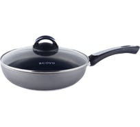 Сковорода SCOVO диаметр 26 см стеклянная крышка SP-010