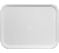 Прямоугольный поднос BORA ДхШ 408x303 мм, пластик, белый ПЛ-BO226wh